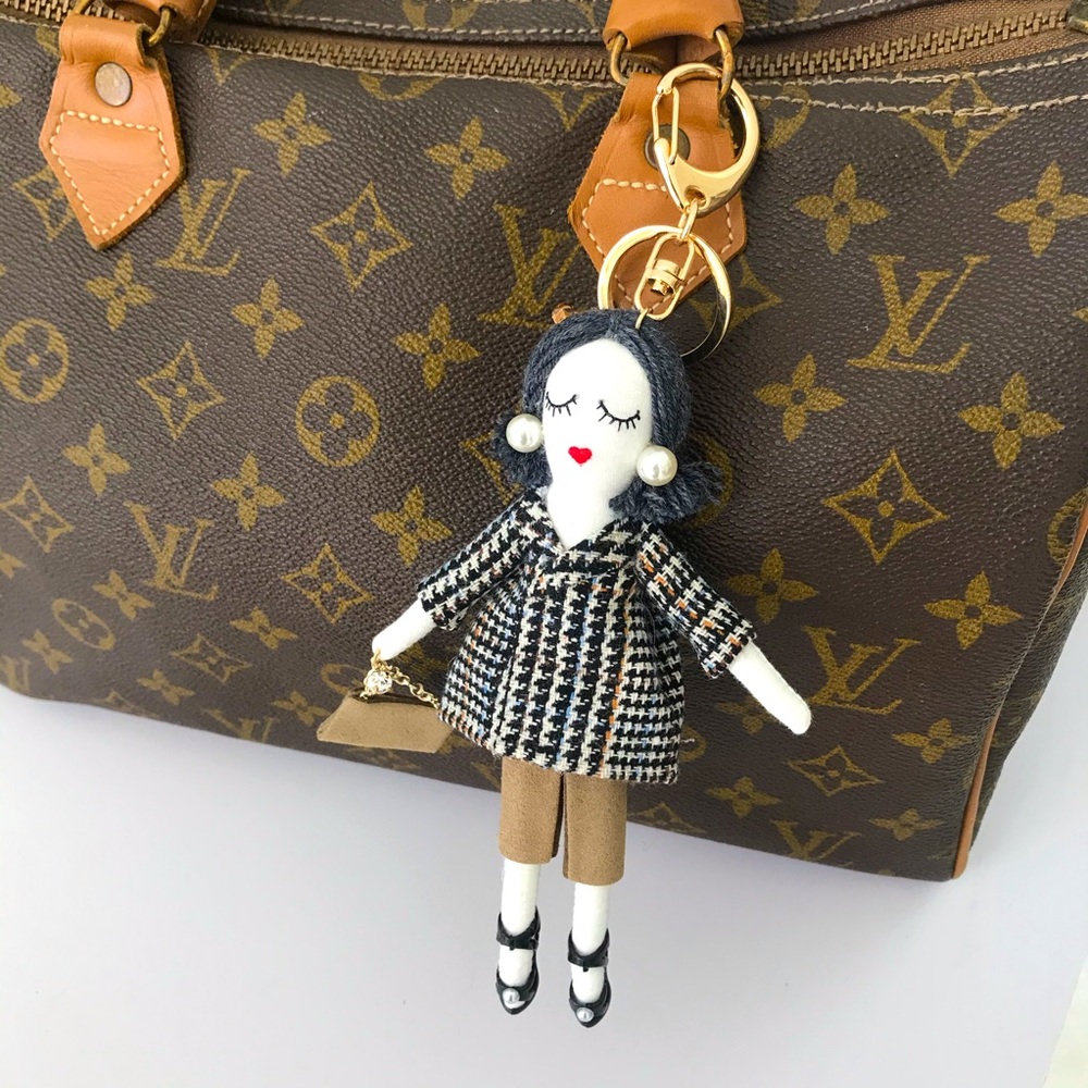 Lady Fashionista handbag charm model#5